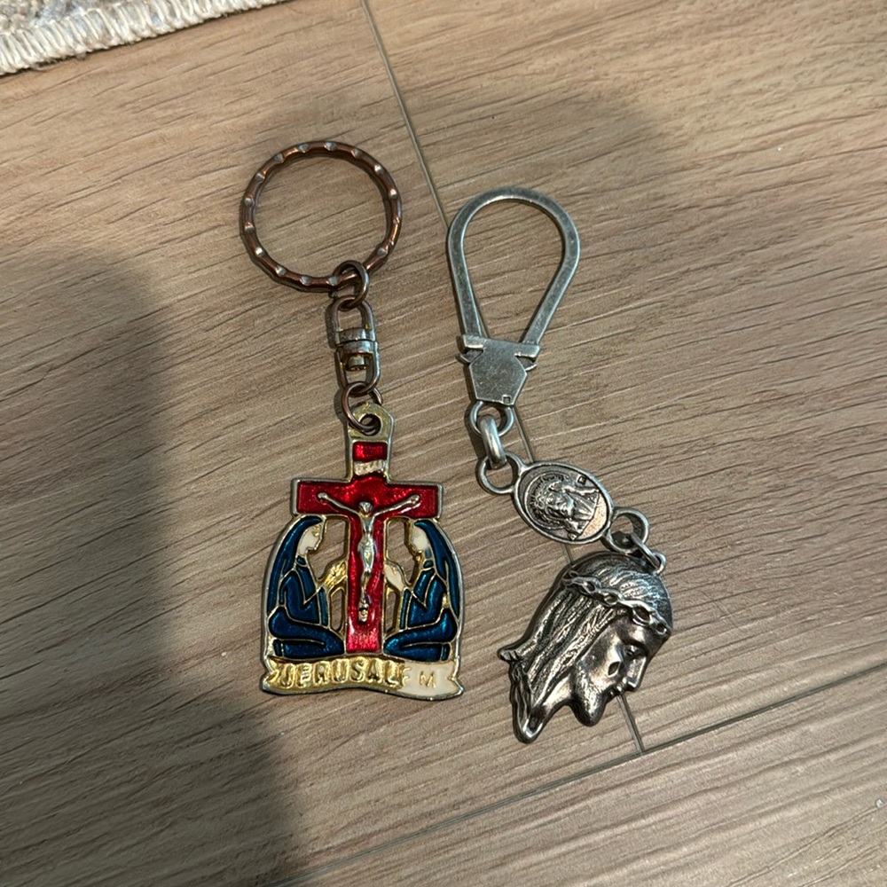 (3/$15‼️) Christian Keychains from Jerusalem
